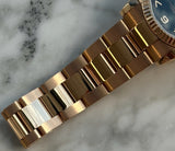 Rolex - Pre-owned Rose Gold Day-Date 36 Black Arabic Dial 118235