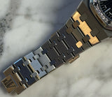 Audemars Piguet - Pre-owned Royal Oak Black Dial Diamond Bezel 15451ST