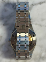 Audemars Piguet - Pre-owned Royal Oak Black Dial Diamond Bezel 15451ST