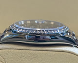 Rolex - Unworn White Gold Day-Date 40 Presidential Green Dial Diamond Bezel 2282349RBR