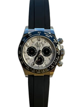 Rolex - Pre-owned White Gold Daytona Meteorite Dial OysterFlex 116519LN