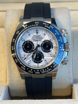 Rolex - Pre-owned White Gold Daytona Meteorite Dial OysterFlex 116519LN