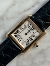 Cartier - Pre-owned Tank Solo 24.4 x 31mm White Dial W5200024