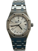 Audemars Piguet - Pre-owned Royal Oak White Dial 77350ST