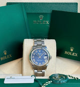 Rolex - Pre-owned Datejust 31 Blue Roman Dial Oyster Bracelet 278240