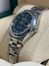 Rolex - Pre-owned Datejust 31 Blue Roman Dial Oyster Bracelet 278240