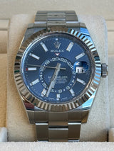 Rolex - Pre-owned Sky-Dweller Blue Dial Oyster Bracelet 326934