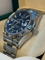 Rolex - Pre-owned Sky-Dweller Blue Dial Oyster Bracelet 326934