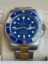 Rolex - Pre-owned Two Tone Yellow Gold Submariner "Bluesy" 116613LB