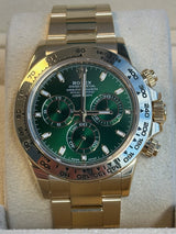 Rolex - Unworn Yellow Gold Daytona Green Dial "John Mayer" 116508
