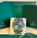 Rolex - Unworn Datejust 36 Green Dial Oyster Bracelet 126234