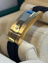 Rolex - Pre-owned Yellow Gold Sky-Dweller Champagne Dial Oysterflex 326238