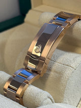 Rolex - Pre-owned Rose Gold Sky-Dweller Sundust Roman Dial Oyster Bracelet 326935