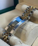 Rolex - Pre-owned Two Tone Yellow Gold Sky-Dweller White Dial Jubilee Bracelet 336933