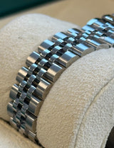 Rolex - Pre-owned Stainless Steel Lady-Datejust 28mm Dark Grey Index Dial Jubilee Bracelet 279174