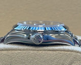Rolex - Pre-owned Stainless Steel Lady-Datejust 28mm Dark Grey Index Dial Jubilee Bracelet 279174