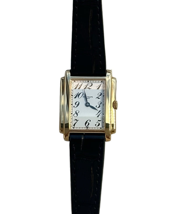 Patek Philippe - Pre-owned Yellow Gold Gondolo White Dial 4824J