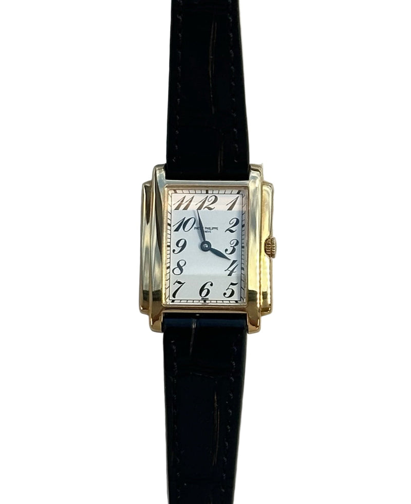 Patek Philippe - Pre-owned Yellow Gold Gondolo White Dial 4824J