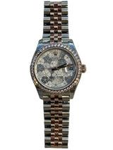 Rolex - Unworn Datejust 31 White Floral Motif Diamond Dial Diamond Bezel Jubilee Bracelet 278381RBR FULL STICKERS