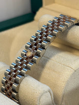 Rolex - Unworn Datejust 31 White Floral Motif Diamond Dial Diamond Bezel Jubilee Bracelet 278381RBR FULL STICKERS