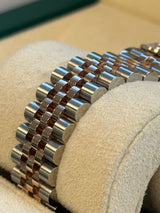 Rolex - Unworn Datejust 31 White Floral Motif Diamond Dial Diamond Bezel Jubilee Bracelet 278381RBR FULL STICKERS
