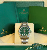 Rolex - Pre-owned Oyster Perpetual 31 Green Dial 277200