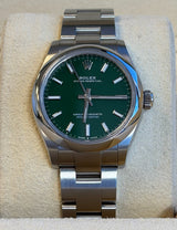Rolex - Pre-owned Oyster Perpetual 31 Green Dial 277200