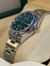 Rolex - Pre-owned Oyster Perpetual 31 Green Dial 277200