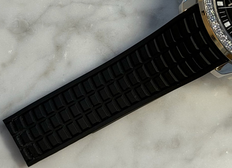 Patek Philippe - Pre-owned Aquanaut Luce Black Dial Diamond Bezel 5267/200A-001