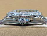Rolex - Pre-owned Stainless Steel Lady-Datejust 28mm Rhodium Diamond Dial Diamond Bezel Jubilee Bracelet 279384RBR