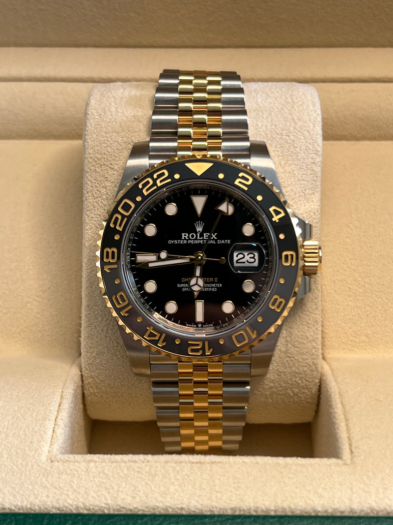 Rolex - Unworn Two Tone Yellow Gold GMT Master II 126713GRNR
