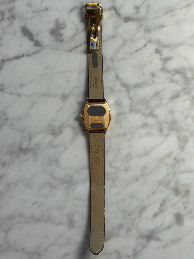 Cartier - Unworn Tortue Small 30 x 24mm White Dial Diamond Bezel WA501006