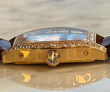 Cartier - Unworn Tortue Small 30 x 24mm White Dial Diamond Bezel WA501006