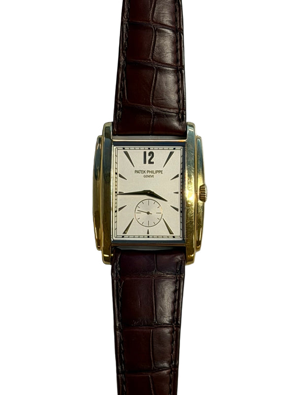 Patek Philippe - Pre-owned Yellow Gold Gondolo White Dial 5124J