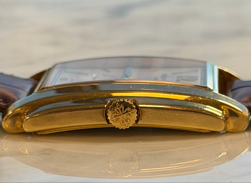 Patek Philippe - Pre-owned Yellow Gold Gondolo White Dial 5124J