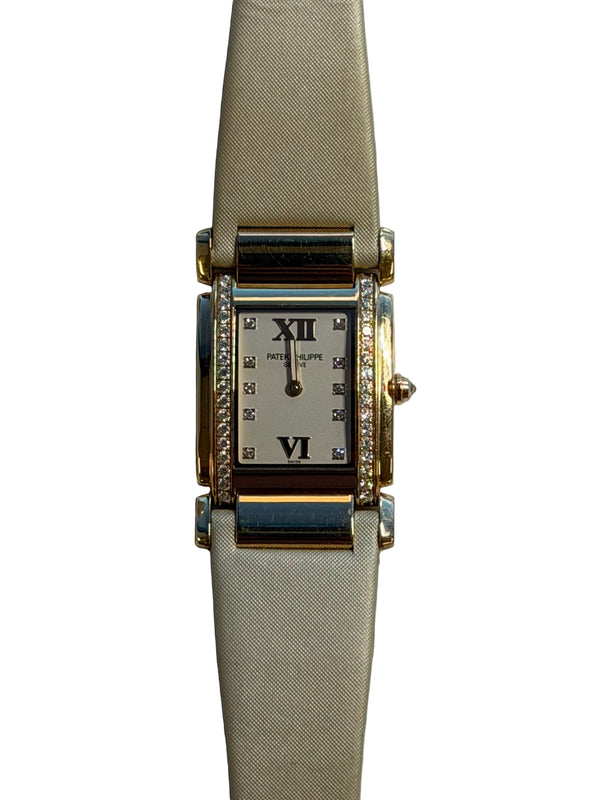 Patek Philippe - Pre-owned Twenty-4 Medium White Dial  Diamond Bezel 4920R