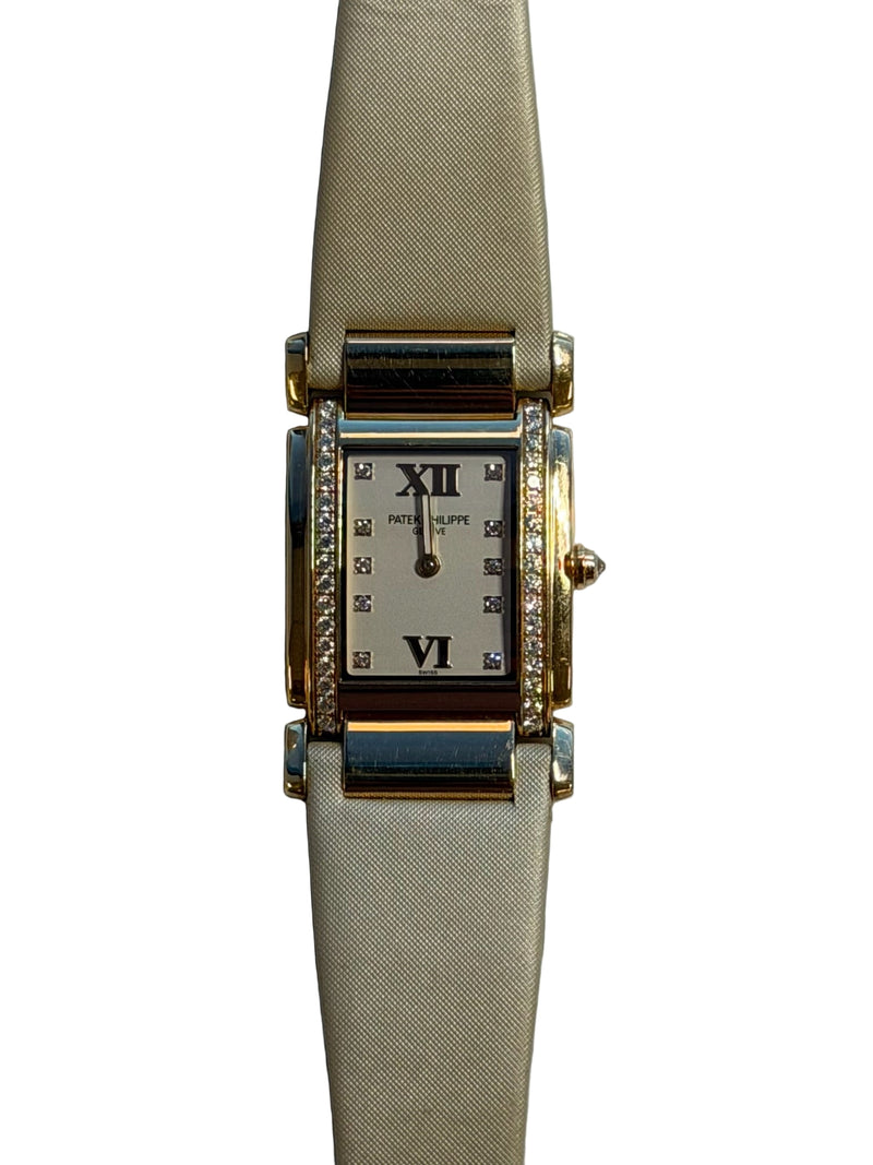 Patek Philippe - Pre-owned Twenty-4 Medium White Dial  Diamond Bezel 4920R