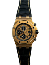 Audemars Piguet - Pre-owned Royal Oak Offshore Chronograph Gold Dial 26470OR