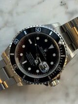 Rolex - Unworn Submariner Black Dial 16610 with STICKERS