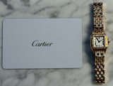 Cartier - Unworn Panthère De Cartier Mini 25 x 18.5mm White Dial Diamond Bezel Diamond Bracelet WJPN0063