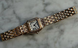Cartier - Unworn Panthère De Cartier Mini 25 x 18.5mm White Dial Diamond Bezel Diamond Bracelet WJPN0063