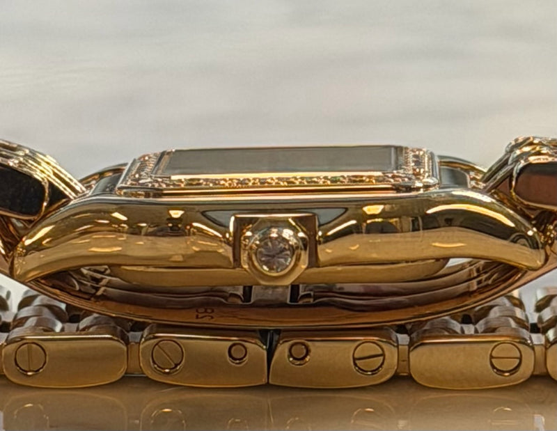 Cartier - Unworn Panthère De Cartier Small 30.3 x 22mm White Dial Diamond Bezel Diamond Bracelet WJPN0059