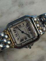 Cartier - Unworn Panthère De Cartier Medium 29 x 37mm White Dial Diamond Bezel W4PN0018