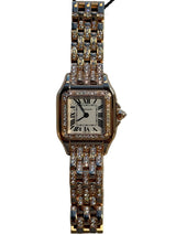 Cartier - Unworn Panthère De Cartier Small 30.3 x 22mm White Dial Diamond Bezel Diamond Bracelet WJPN0061