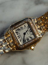 Cartier - Unworn Panthère De Cartier Small 22 x 30mm White Dial Diamond Bezel WJPN0049