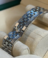 Rolex - Unworn Land-Dweller 36mm Ice Blue Diamond Dial Diamond Bezel Flat Jubilee Bracelet 127286TBR