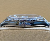 Rolex - Unworn Land-Dweller 36mm Ice Blue Diamond Dial Diamond Bezel Flat Jubilee Bracelet 127286TBR
