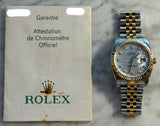 Rolex - Pre-owned Two Tone Yellow Gold Datejust 36 Mother of Pearl (MOP) Diamond Dial 116233