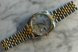Rolex - Pre-owned Two Tone Yellow Gold Datejust 36 Mother of Pearl (MOP) Diamond Dial 116233