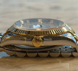 Rolex - Pre-owned Two Tone Yellow Gold Datejust 36 Mother of Pearl (MOP) Diamond Dial 116233